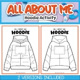 All About Me Back to School Hoodie Activity - Getting to K