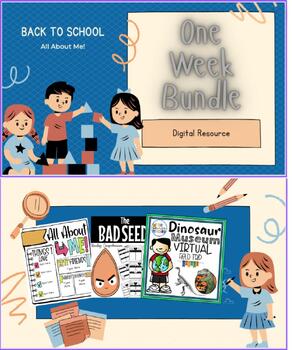 Preview of All About Me - Back to School - One Week Bundle!