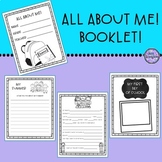 All About Me! Back to School Packet