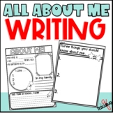 All About Me Back to School Writing Worksheet 2nd 3rd Grade