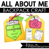 All About Me Craftivity Backpack Craft | Back to School Craft