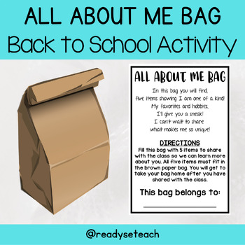 All About Me Bag Activity Ideas and Instructions - Teaching Made Practical