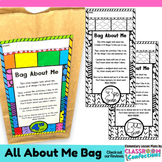 All About Me Bag : Brown Paper Bag for Back to School : Fi