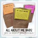 All About Me Bag Labels