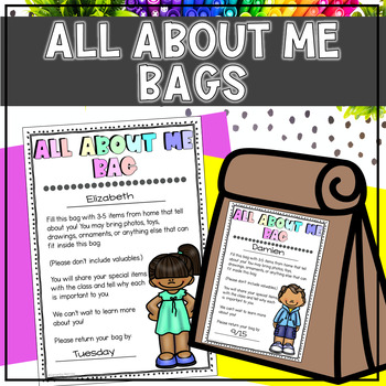 All About Me Bag | Show and Tell Bag | Back to School by Exceptional ...