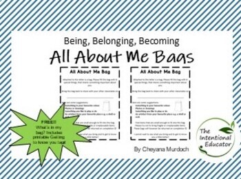 Preview of All About Me Bags - Being, Belonging, Becoming - Getting to know you