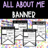 All About Me Banner