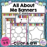 All About Me Posters - Get to Know You Activities for Back