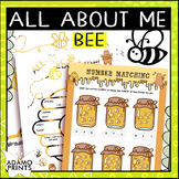 All About Me Bee Get to Know Me Fun Back to School Activity