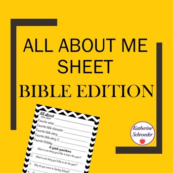 Preview of All About Me Bible Edition