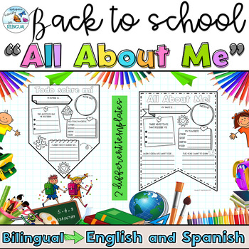 All About Me Bilingual English Spanish Back to School PDF by Insight ...