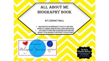 Preview of All About Me Biographical Book