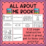 All About Me - Interactive Book