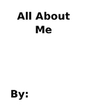 All About Me Book