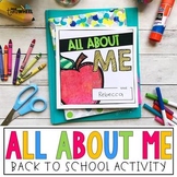 All About Me Book: A fun back to school writing activity