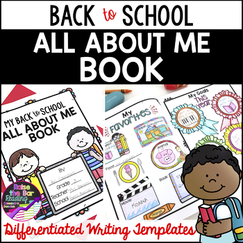 Preview of All About Me Book: All About Me Worksheets, Back to School Writing Activities