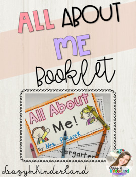 Preview of All About Me Book | Back To School | Preschool | PreK | Kindergarten | 1st | 2nd