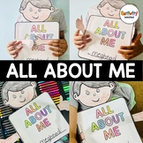 Kindergarten All About Me Booklet Activity / Back to Schoo