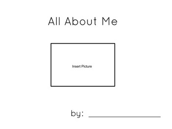 Preview of All About Me Book Cover