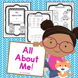 All About Me Book | Getting to Know You Activities | Kinde