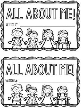 All About Me Mini Book by The Twenty Something Teacher | TpT