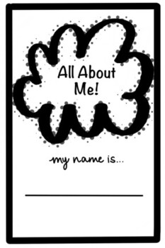 Preview of All About Me Book-PDF (Pre-K)