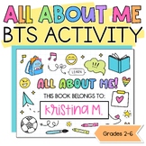 All About Me Book for Back to School