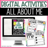 All About Me Book for Google Slides