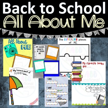 All About Me Booklet! By Lower Mountain Teachings 