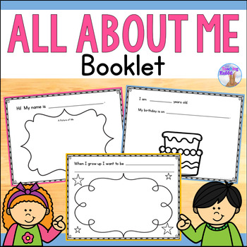All About Me Booklet 1st & 2nd Grade by The Teaching Rabbit | TPT