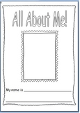All About Me Booklet