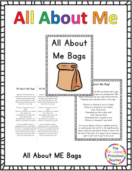 All About Me Bundle By The Organized Preschool Teacher 