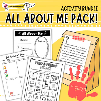 Preview of All About Me Bundle | Get to Know Your Students! | Back to School Activities