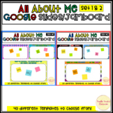 All About Me Bundle Google Slides Jamboard™ Digital Templa