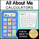 All About Me Calculators Activity