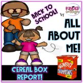 All About Me Cereal Box Report