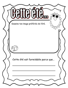 All About Me (C'est Moi!) in FRENCH. Great first days of school