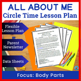All About Me Circle Time Lesson Plan for Push-in Speech Th