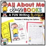 All About Me Class Books FREEBIE | A Fun Back To School Wr