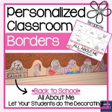 All About Me Bulletin Board Borders!! *Back To School*