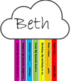 All About Me Cloud Rainbows Back to School Activities