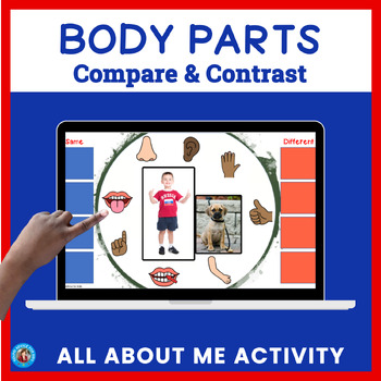 Preview of All About Me: Compare & Contrast Body Parts - PreK - K Circle Time
