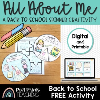 Preview of All About Me | Back to School Craft