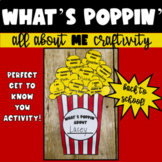 All About Me Craft - What's Poppin'