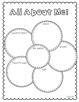 All About ME Craftivity {Freebie} by Star Kids | TPT