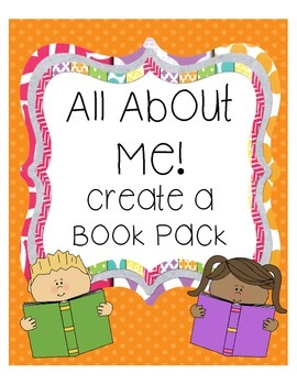 Preview of All About Me! Create a Book Pack
