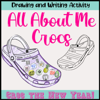 Preview of All About Me Crocs! Fun Back to School Activity - Beginning Of the Year Activity