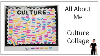 Preview of All About Me - Culture Collage - Back to School