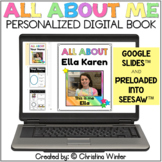 All About Me DIGITAL Book - Google Classroom™/Slides™ Sees