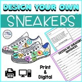 All About Me Design Your Own Sneakers Writing Activity Pri